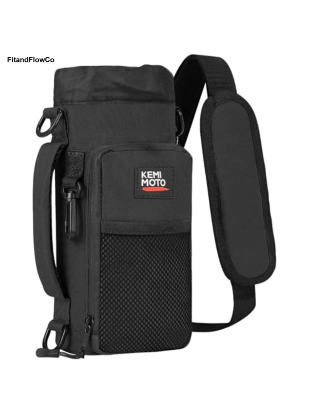 Water Bottle Carrier Bag Adjustable Shoulder Strap 64 oz